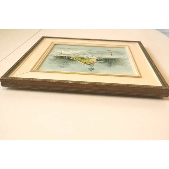 Vintage C. Gibbon Oil Painting Winter Barn Snow Scene Rustic Farmhouse Framed - Picture 8 of 10